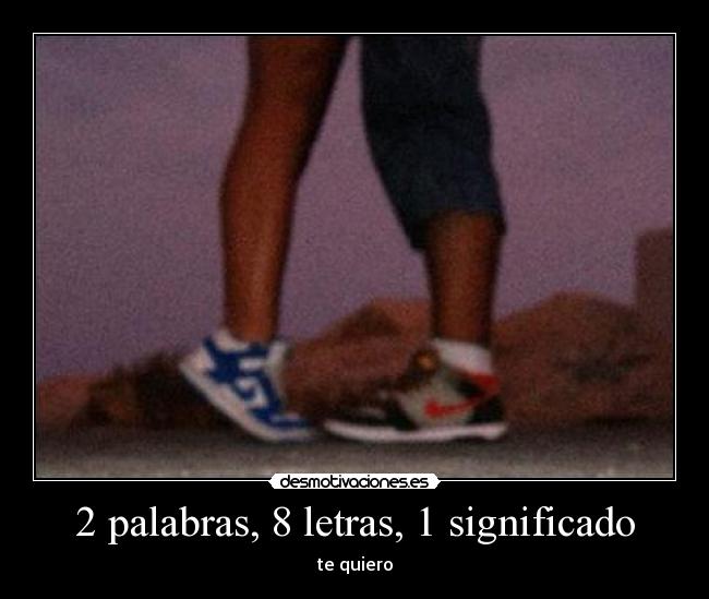 2 palabras, 8 letras, 1 significado - 