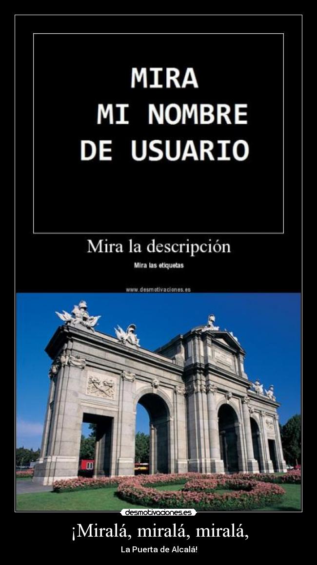 ¡Miralá, miralá, miralá, - 