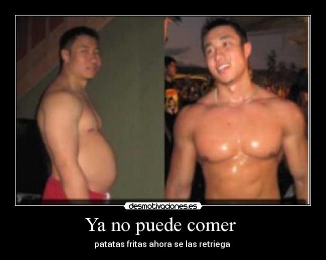 carteles gordo flaco desmotivaciones