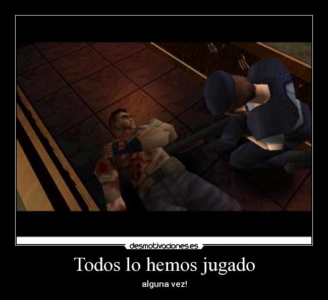 carteles re1 resident evil desmotivaciones