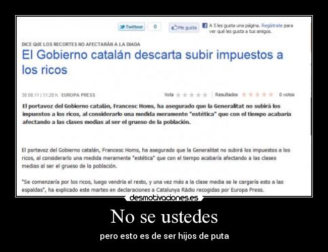 No se ustedes - pero esto es de ser hijos de puta