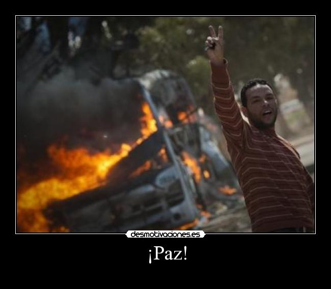 ¡Paz! -
