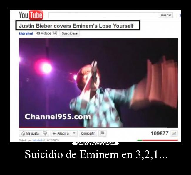 Suicidio de Eminem en 3,2,1... - 