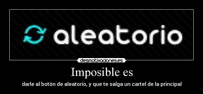 Imposible es - 
