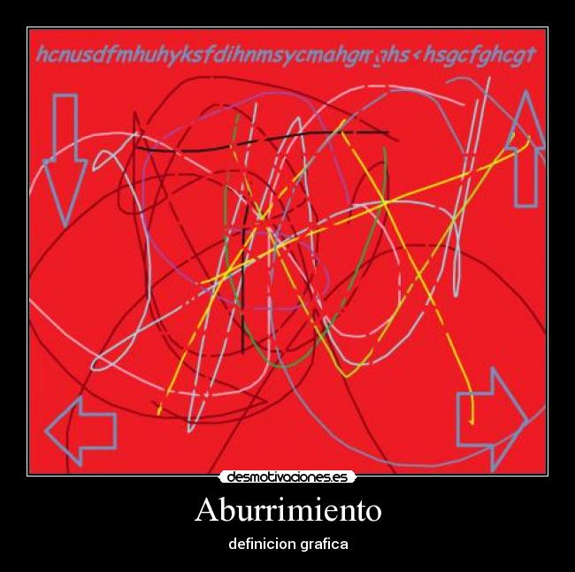 Aburrimiento - definicion grafica