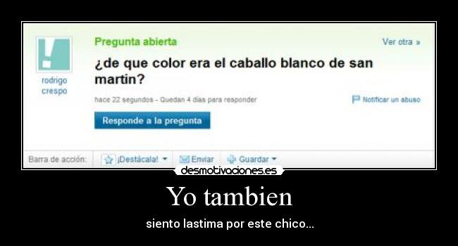 Yo tambien -