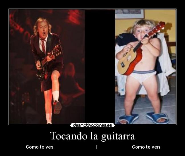 Tocando la guitarra - Como te ves | Como te ven