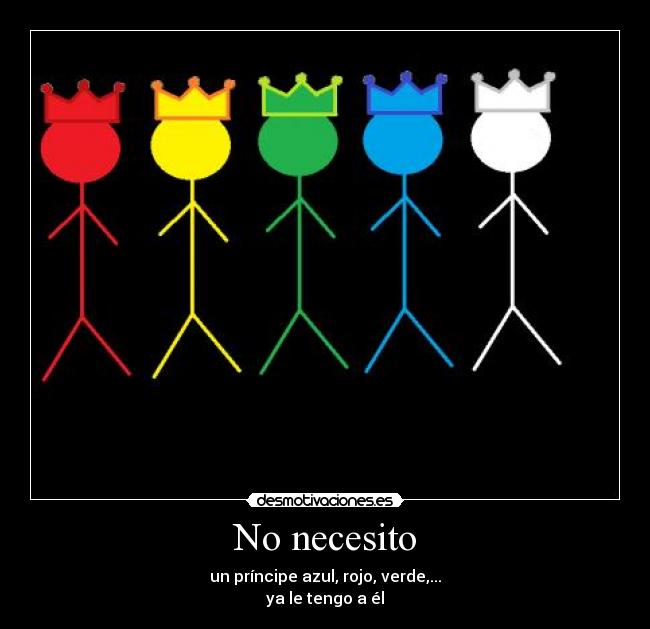 No necesito -