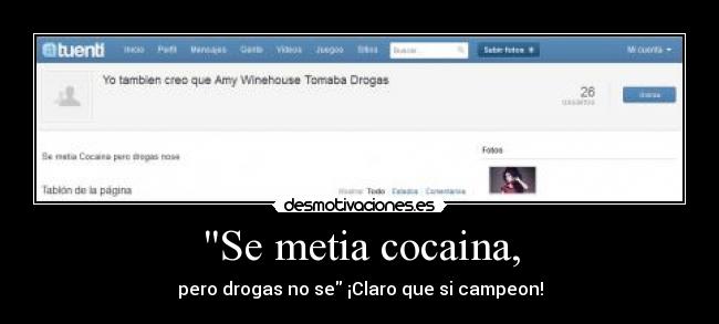 carteles droga amy cocaina campeon desmotivaciones