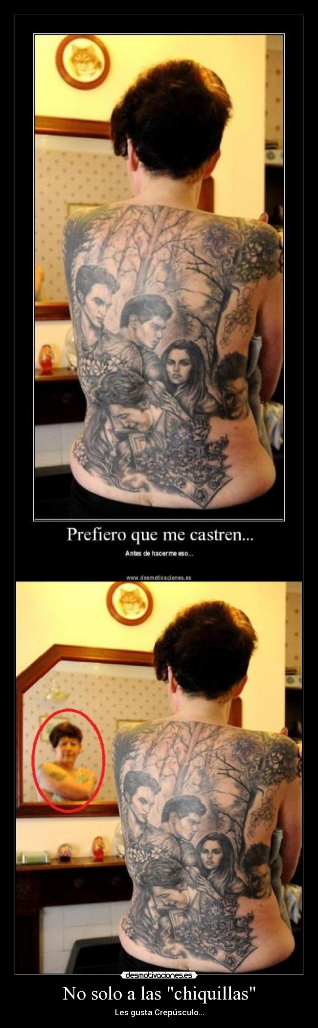 No solo a las chiquillas - Les gusta Crepúsculo...