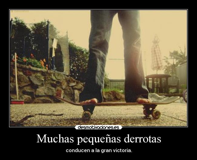 Muchas pequeñas derrotas -