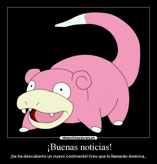 ¡Buenas noticias! -