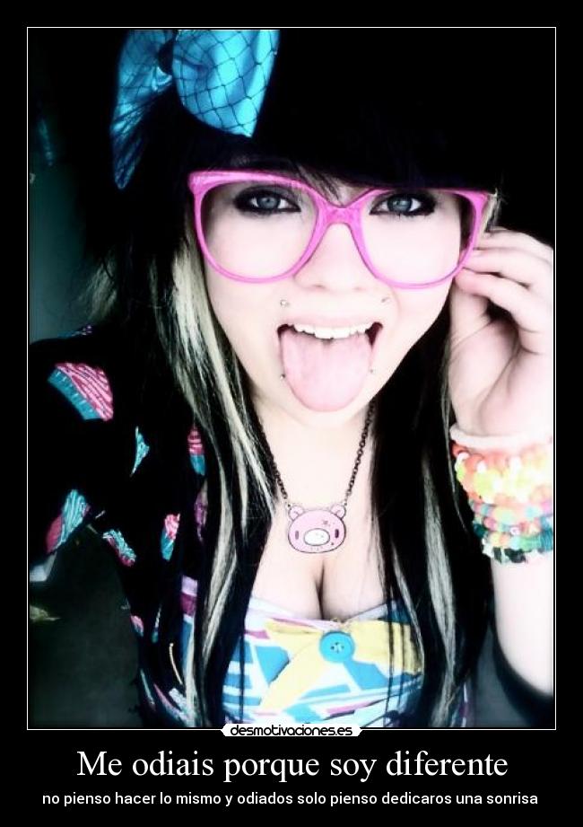 Me odiais porque soy diferente - 