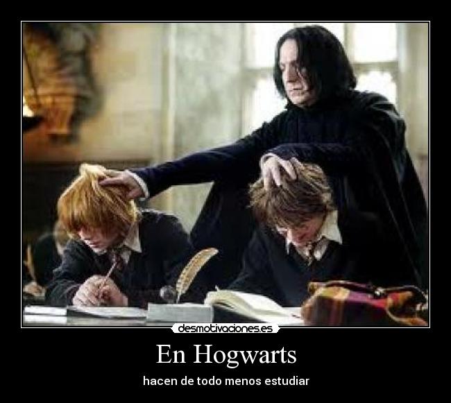 En Hogwarts -