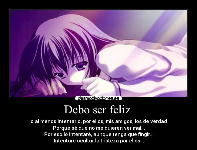 Debo ser feliz -