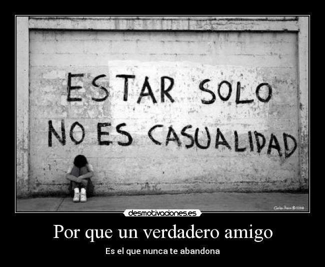 Por que un verdadero amigo -