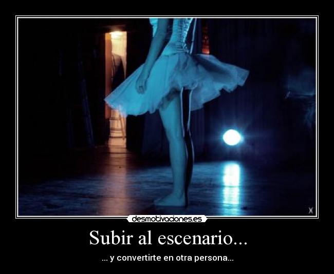 Subir al escenario... - 