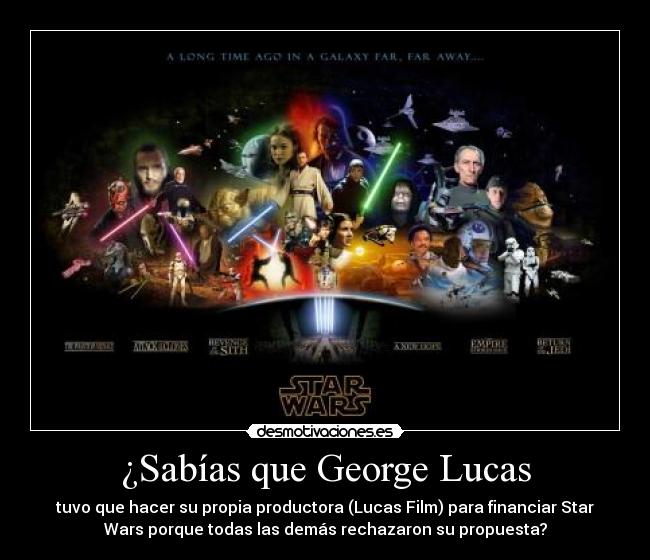 ¿Sabías que George Lucas -