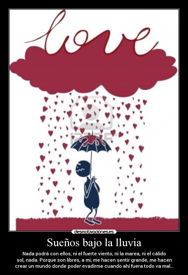 Sueños bajo la lluvia -