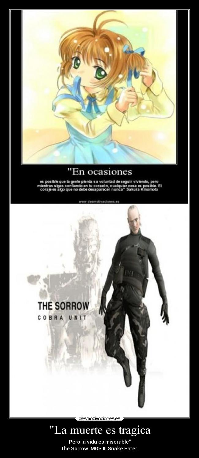 La muerte es tragica -