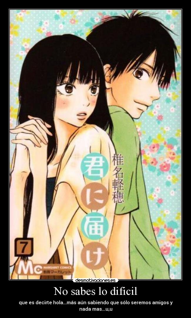 No sabes lo dificil -