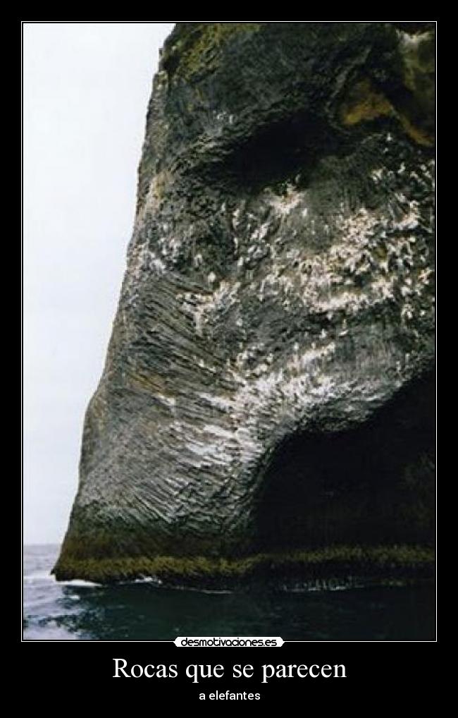 Rocas que se parecen -