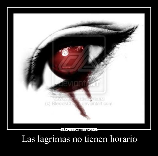 Las lagrimas no tienen horario -