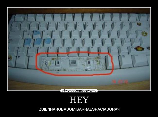 carteles teclado desmotivaciones