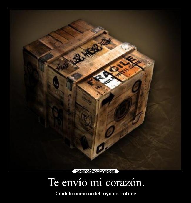 Te envío mi corazón. - 