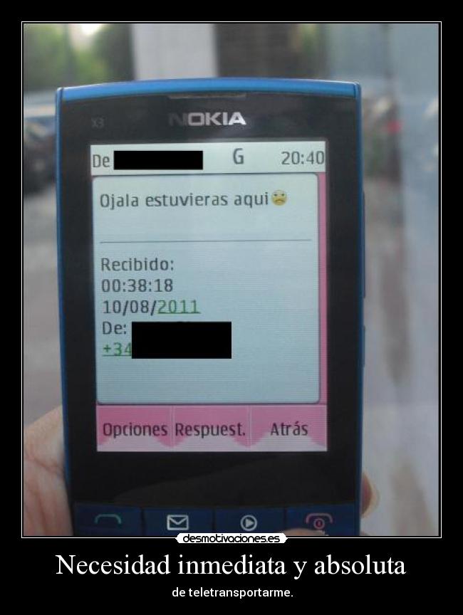 Necesidad inmediata y absoluta - 