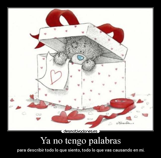 Ya no tengo palabras -