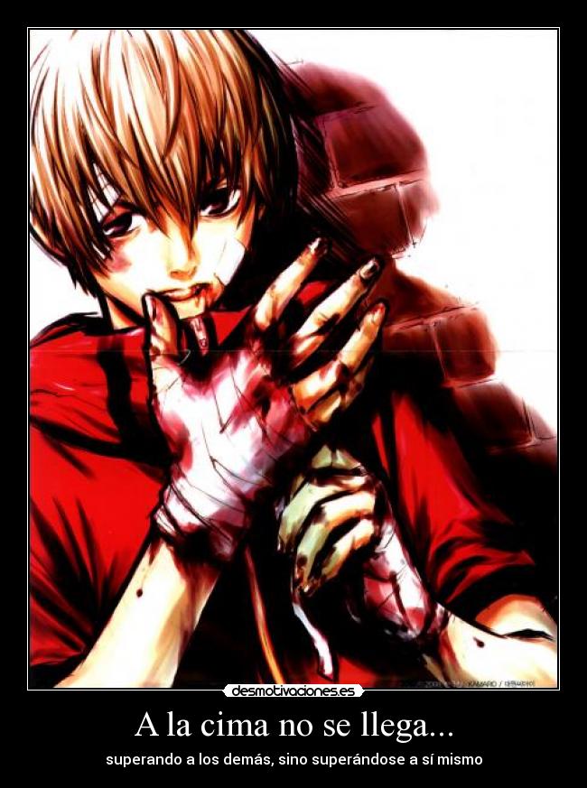 carteles llegando cima desmotivaciones