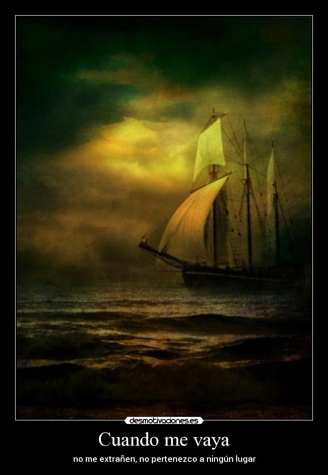 Cuando me vaya -