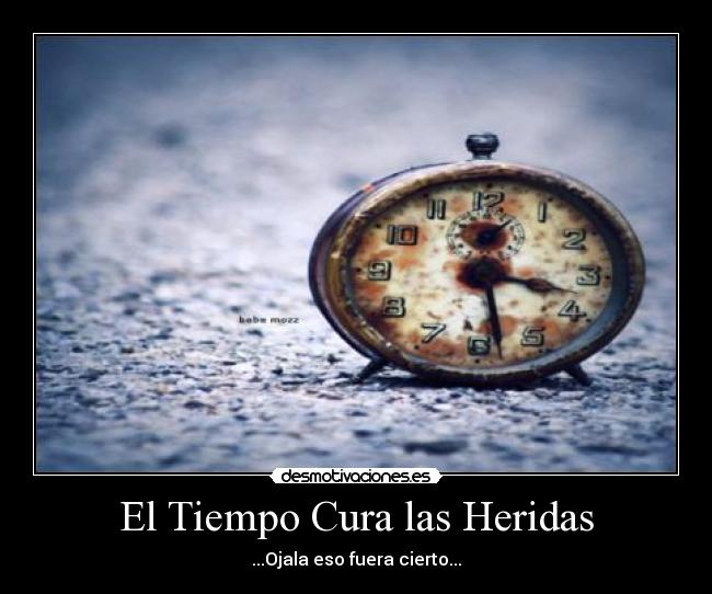 El Tiempo Cura las Heridas - ...Ojala eso fuera cierto...