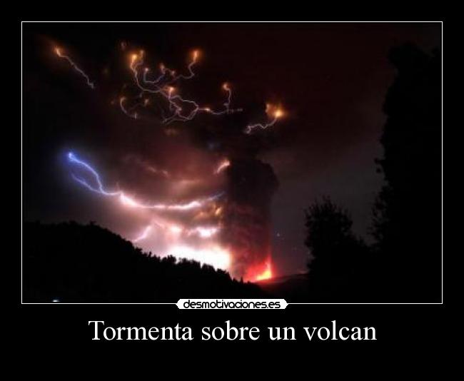 Tormenta sobre un volcan - 