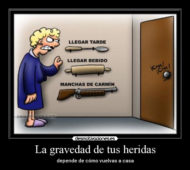 La gravedad de tus heridas - 