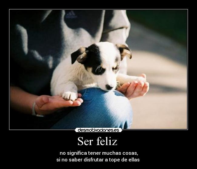 Ser feliz  - 