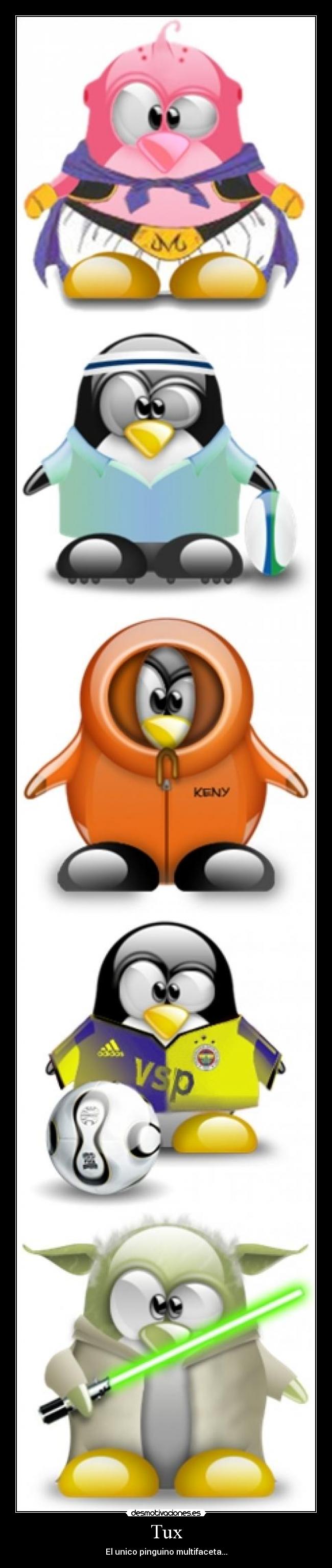 Tux - El unico pinguino multifaceta...