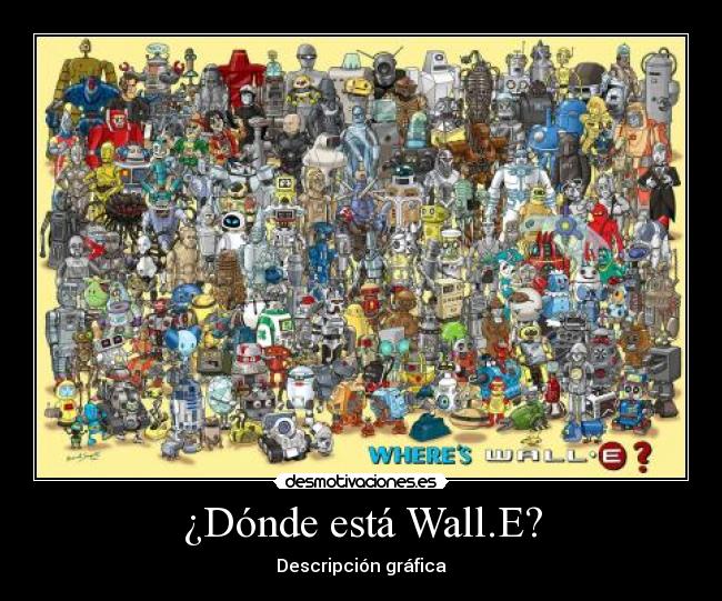 ¿Dónde está Wall.E? - Descripción gráfica