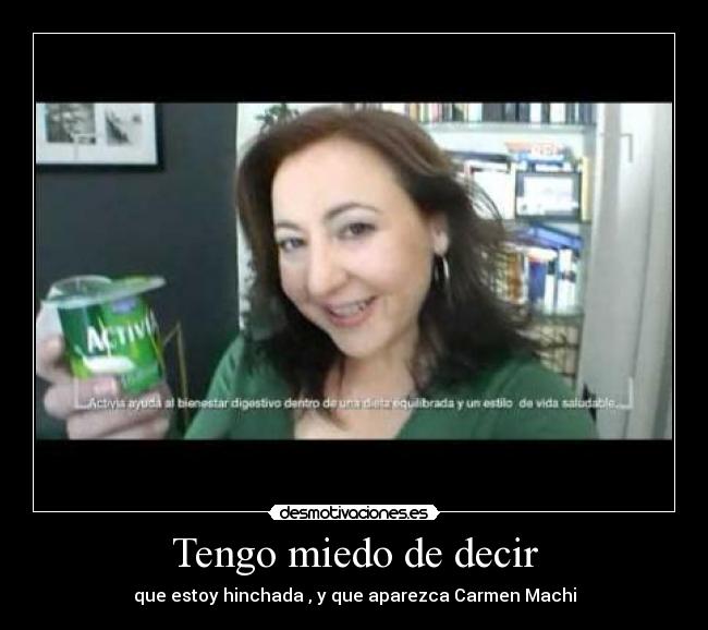 Tengo miedo de decir -