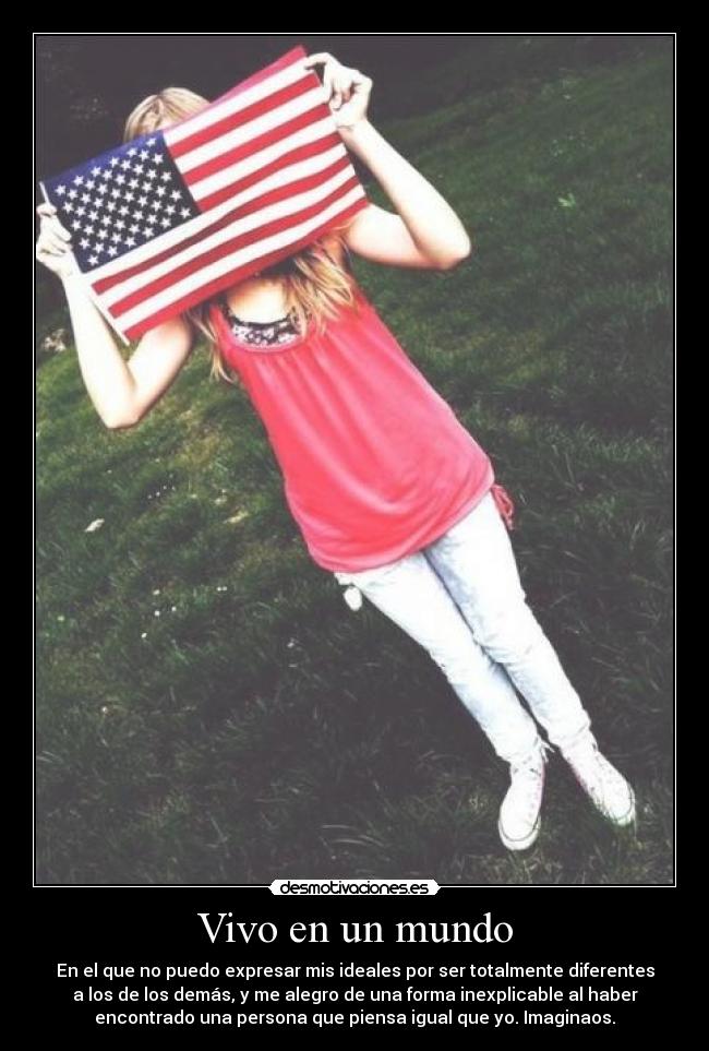 Vivo en un mundo -