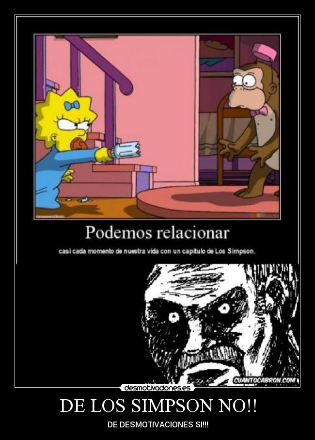 DE LOS SIMPSON NO!! - 