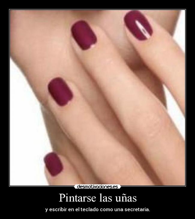 Pintarse las uñas - 