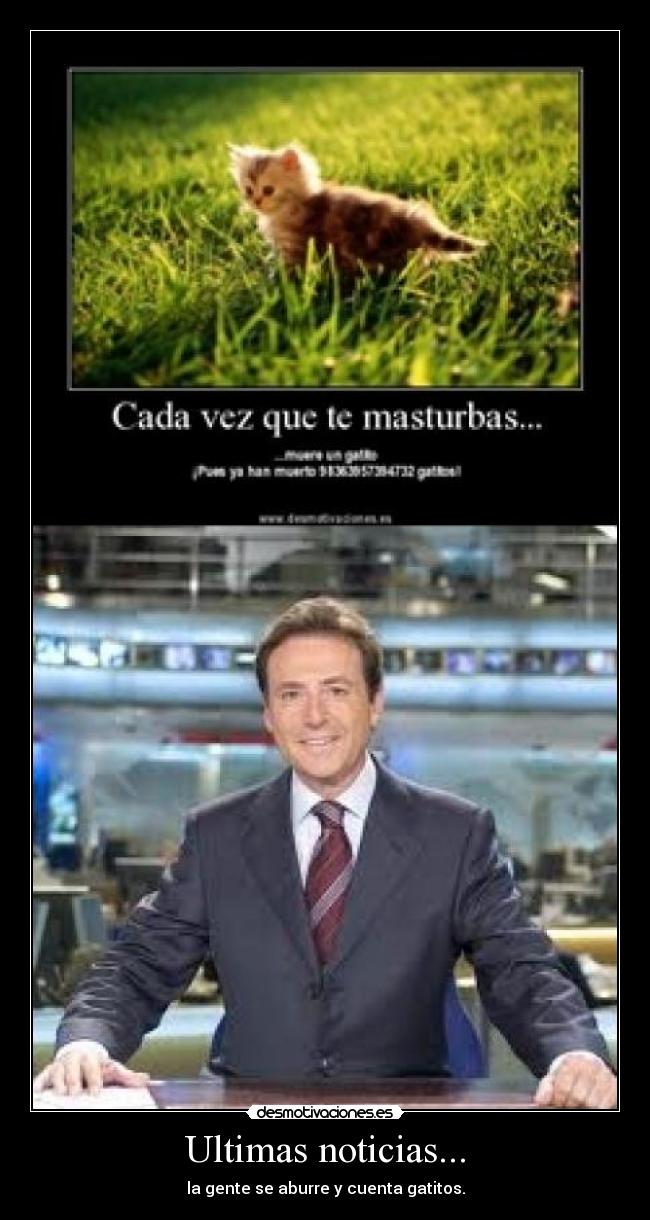 Ultimas noticias... - la gente se aburre y cuenta gatitos.