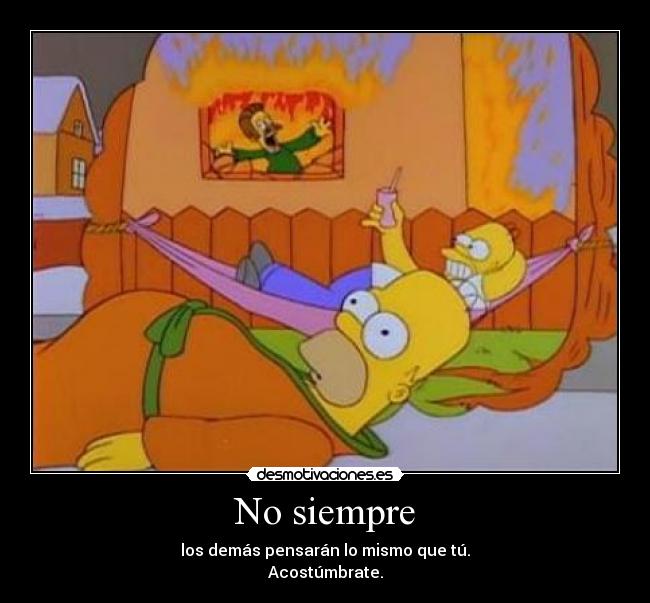 carteles homer los simpsons flanders desmotivaciones