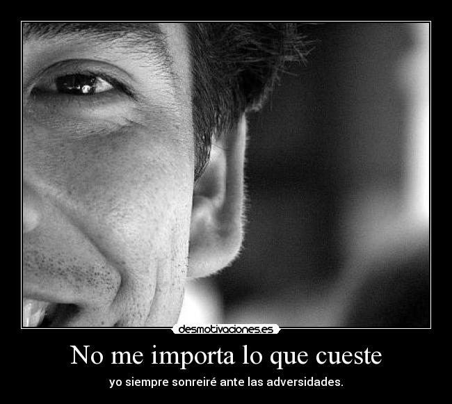 No me importa lo que cueste -