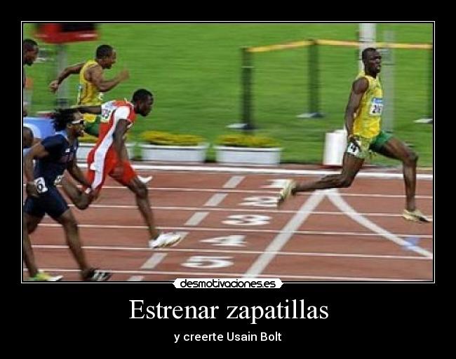 Estrenar zapatillas -
