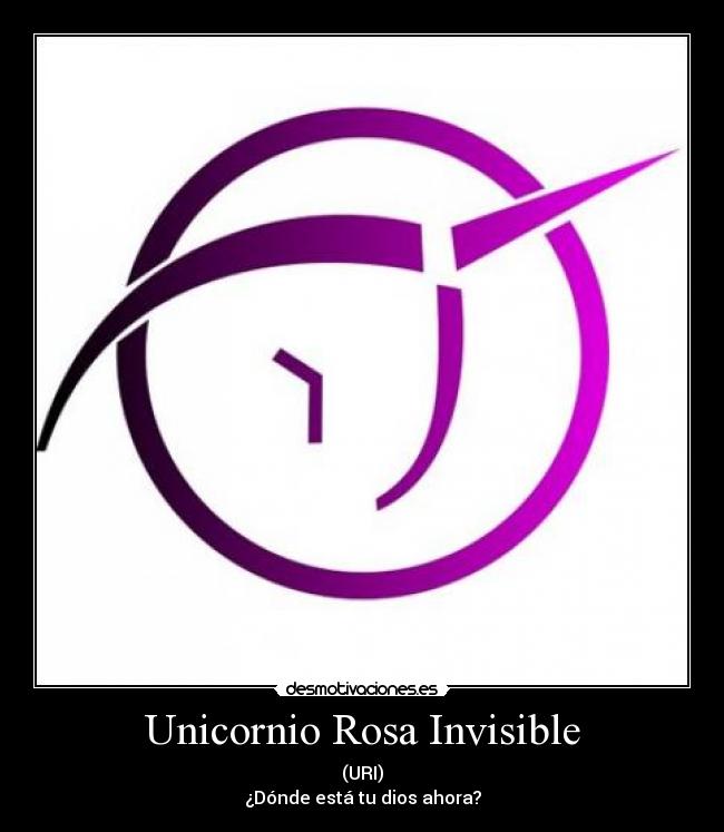 Unicornio Rosa Invisible - 