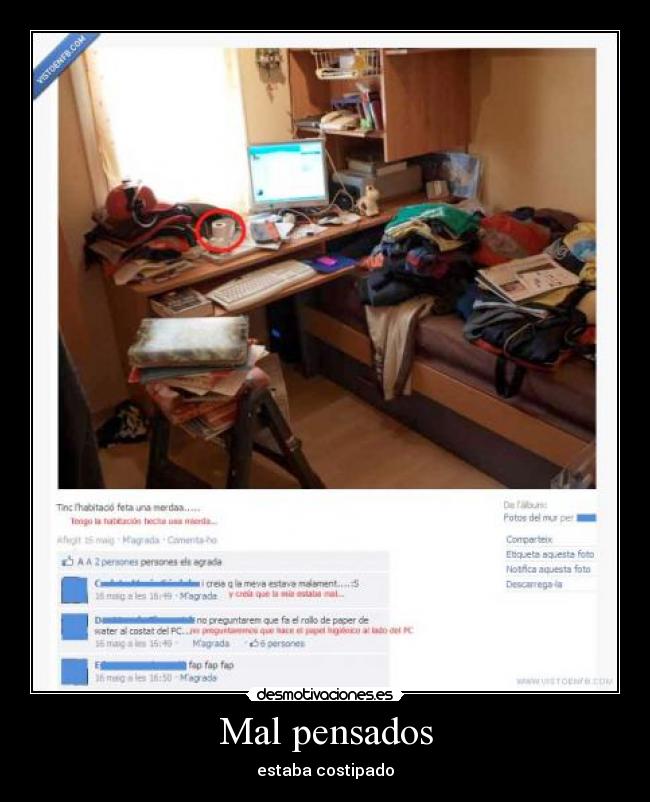 Mal pensados - estaba costipado