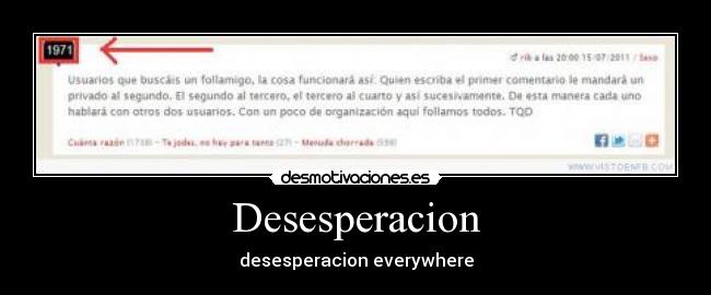Desesperacion - desesperacion everywhere